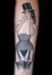 Tattoos - Black n Grey Pinup - 30614